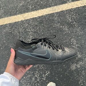 Nike Black and Gray Athletic Cleats indoor shoes